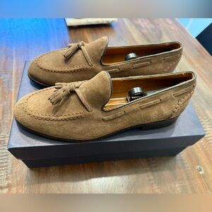 Brooks Brothers Brown Tassel Slip-On Loafers